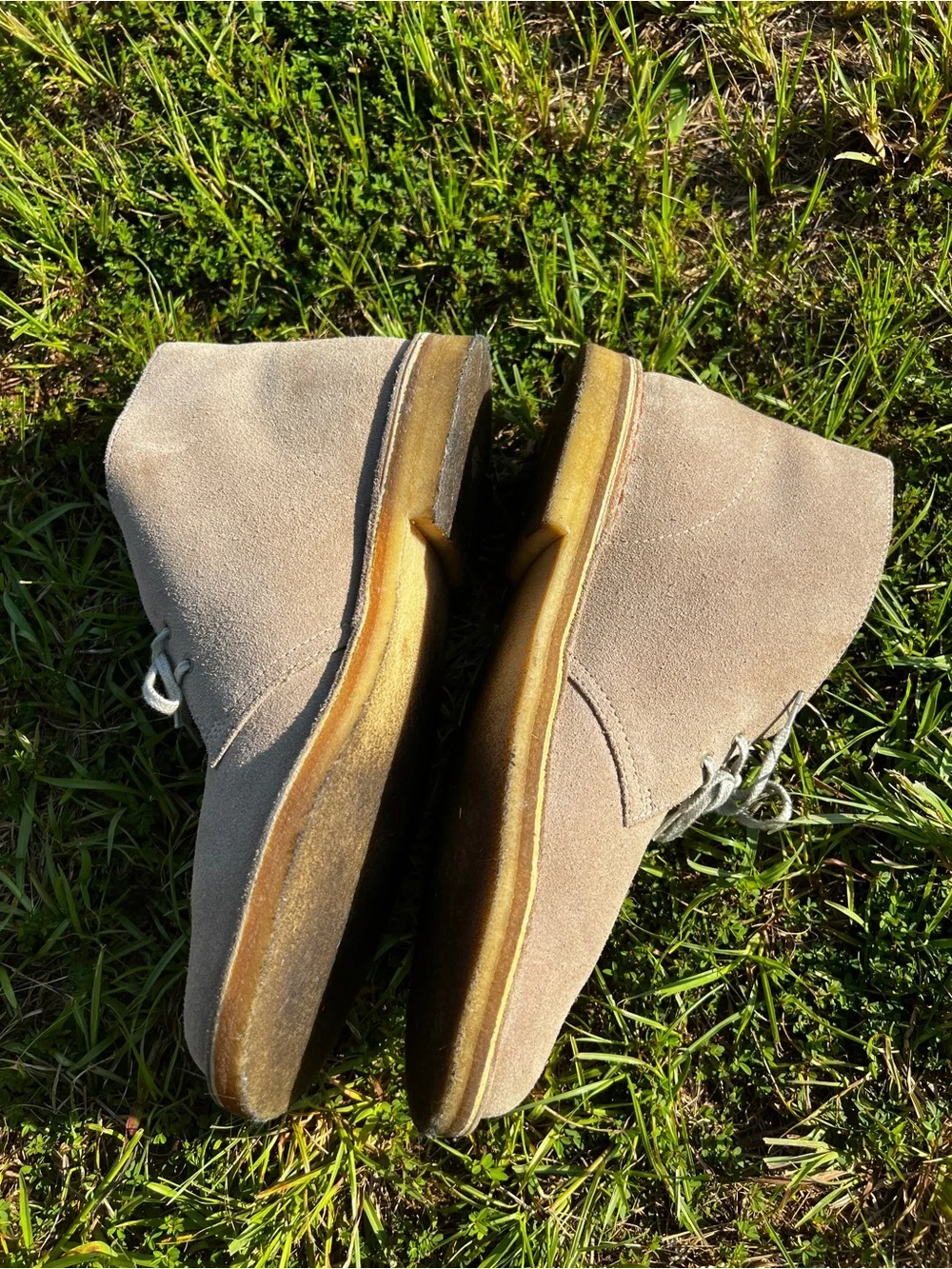 Clarks clean lightly